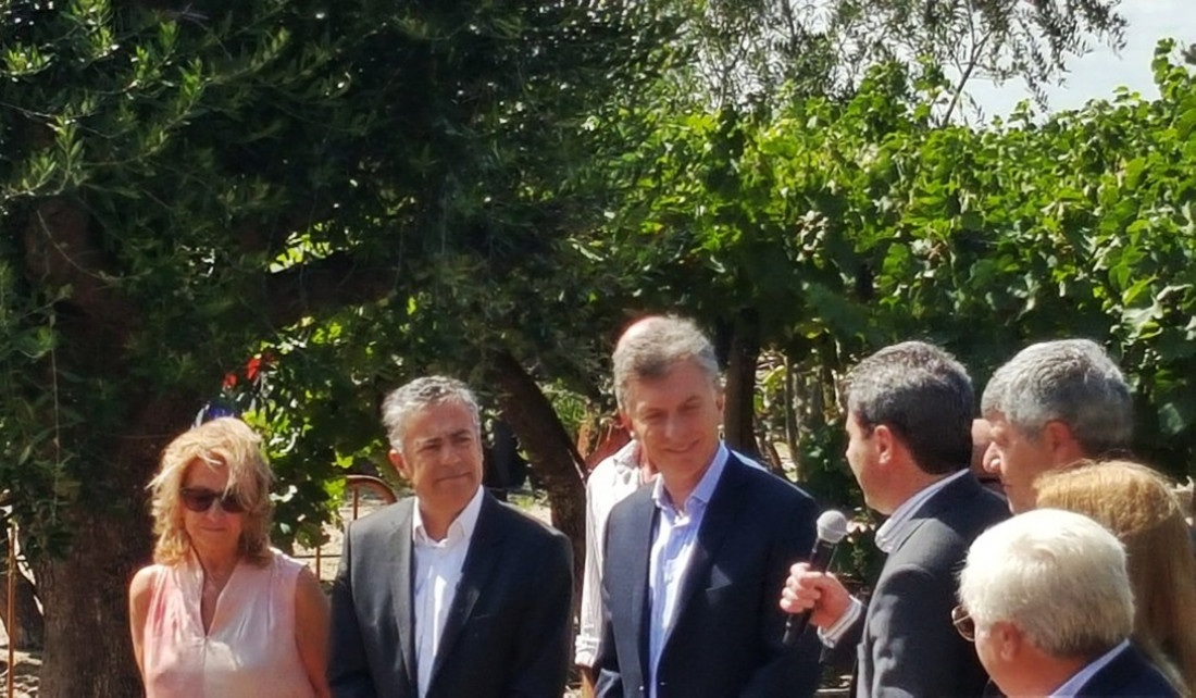 Mauricio Macri hizo anuncios en Mendoza