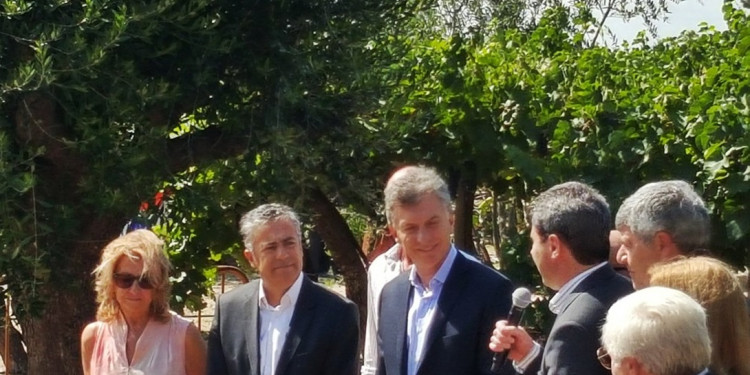 Mauricio Macri hizo anuncios en Mendoza