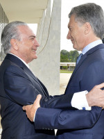 Macri se reunió con Temer y pidió "darle un impulso histórico al Mercosur"