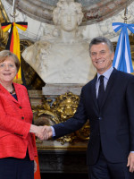 El Presidente recibió a la canciller de Alemania