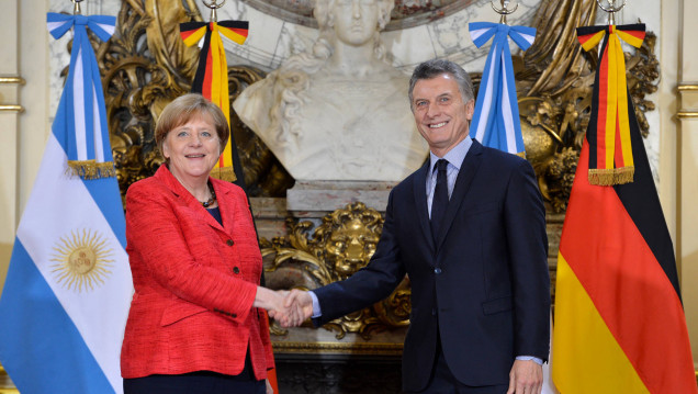 imagen El Presidente recibió a la canciller de Alemania