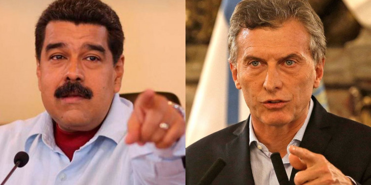 Maduro dijo que es "víctima de Macri"