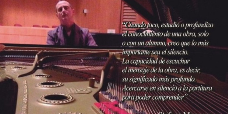 Stefano Mancuso dicta seminarios de piano en la UNCuyo