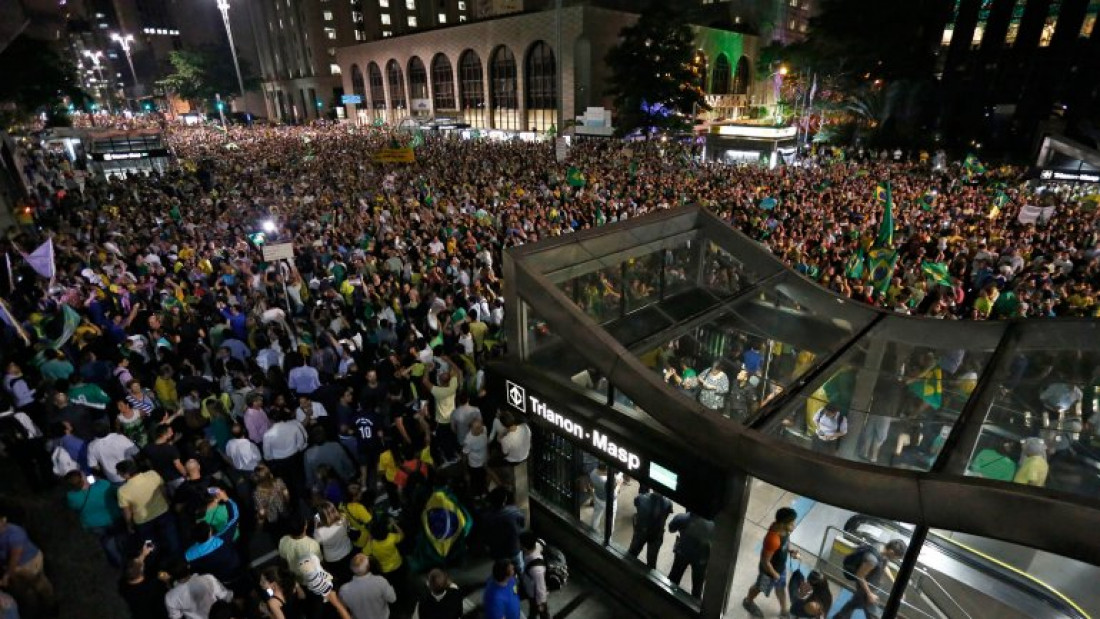  Manifestaciones contra Dilma Rousseff y Lula da Silva en las principales ciudades brasileñas