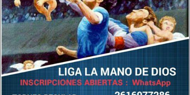 Campeonato de fútbol  7: "La Mano de Dios" 