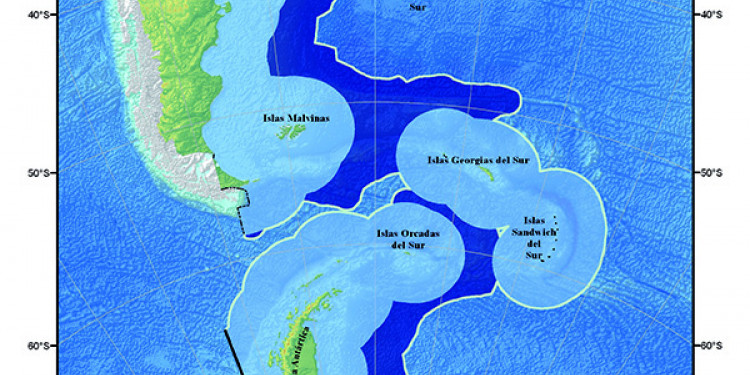La plataforma continental más ancha que abraza a Malvinas