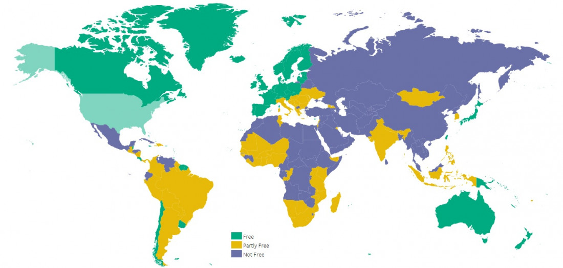 La caída de la libertad de prensa