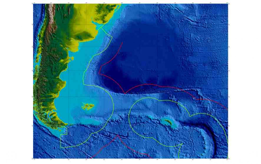 Soberanía: la plataforma continental de la Argentina incluye a las Islas del Atlántico Sur