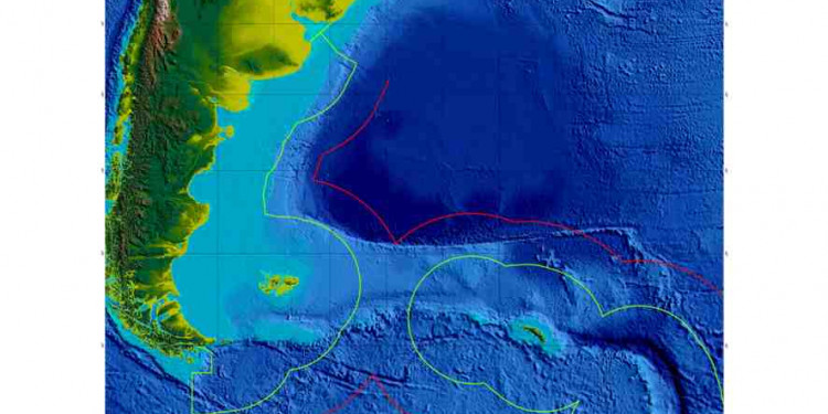 Soberanía: la plataforma continental de la Argentina incluye a las Islas del Atlántico Sur