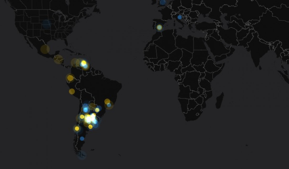 Las elecciones en Twitter: mapa interactivo 