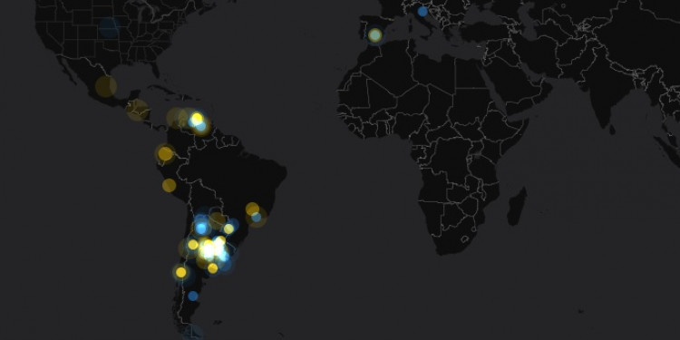 Las elecciones en Twitter: mapa interactivo 