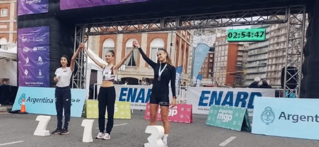 Renata Zanatta, la deportista de la UNCUYO que logró el récord argentino de Marcha Atlética U18