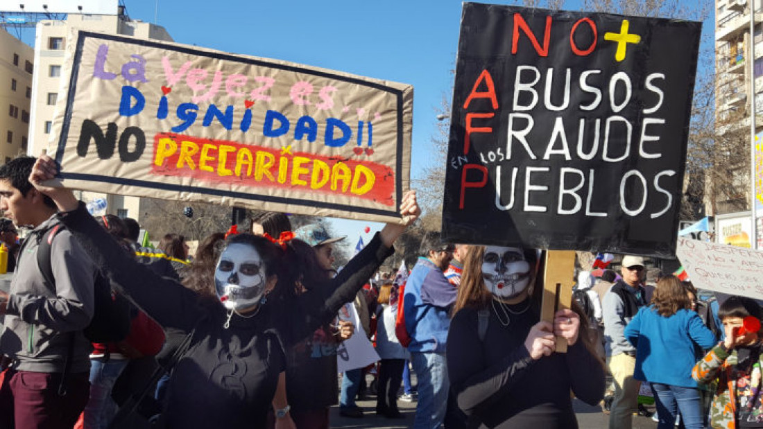 Bachelet enfrenta el malestar chileno en las calles