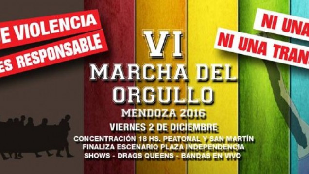 imagen La Marcha del Orgullo este año se suma al "Ni una menos"