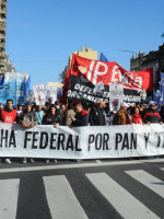 La Marcha Federal cierra con el anuncio de un paro general
