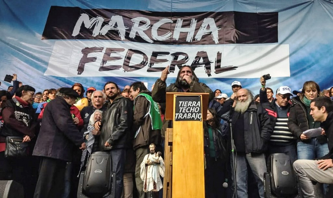 Marcha Federal: gremios y grupos sociales pidieron ir a un paro general