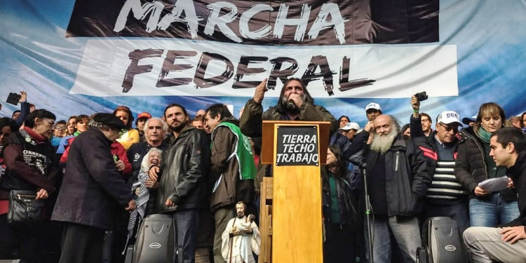 Marcha Federal: gremios y grupos sociales pidieron ir a un paro general