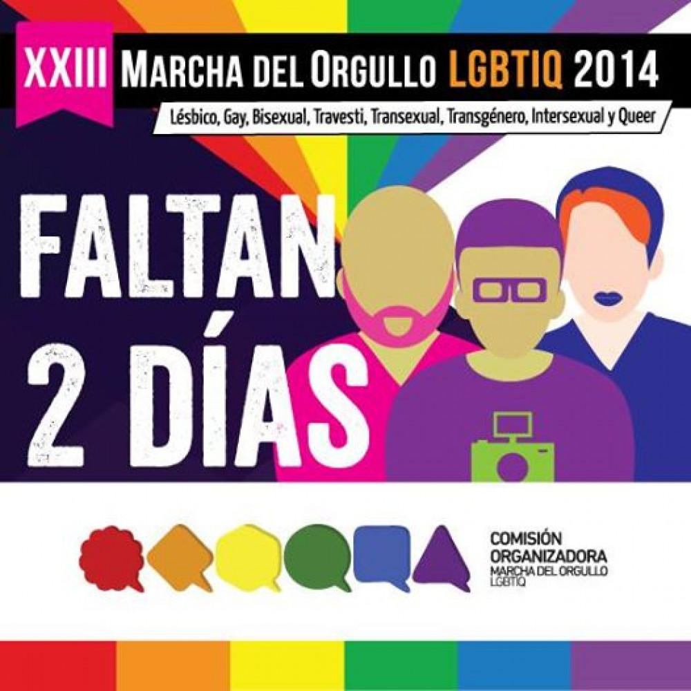 La Marcha del Orgullo 2014 es "Por más igualdad real Ley antidiscriminatoria y estado laico"