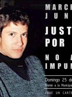 Marcha por pedido de Justicia en el caso Bolognezi
