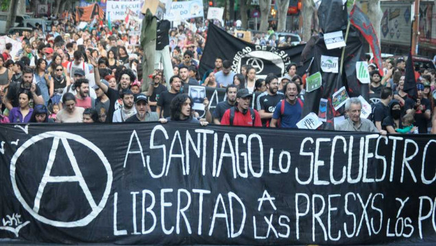 imagen A tres meses de la desaparición de Maldonado, Mendoza volvió a marchar para pedir justicia 