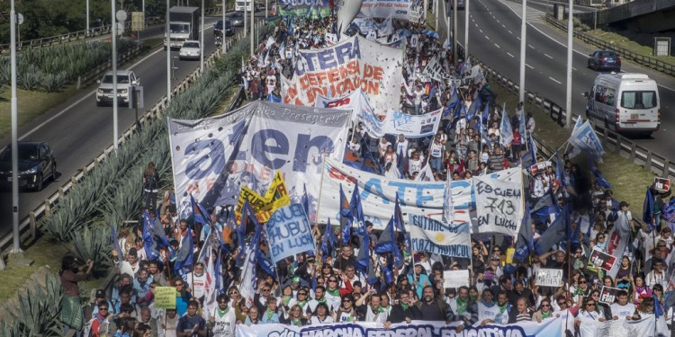 El cronograma de paros y protestas en septiembre