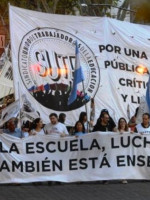 Marcha de las Antorchas: varios gremios se unieron al SUTE para pedir la reapertura de paritarias  