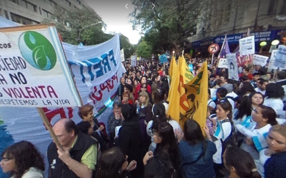 #NiUnaMenos en Mendoza, en 360°