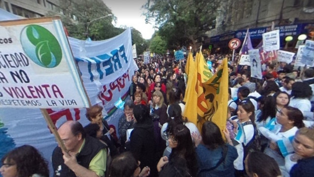 imagen #NiUnaMenos en Mendoza, en 360°