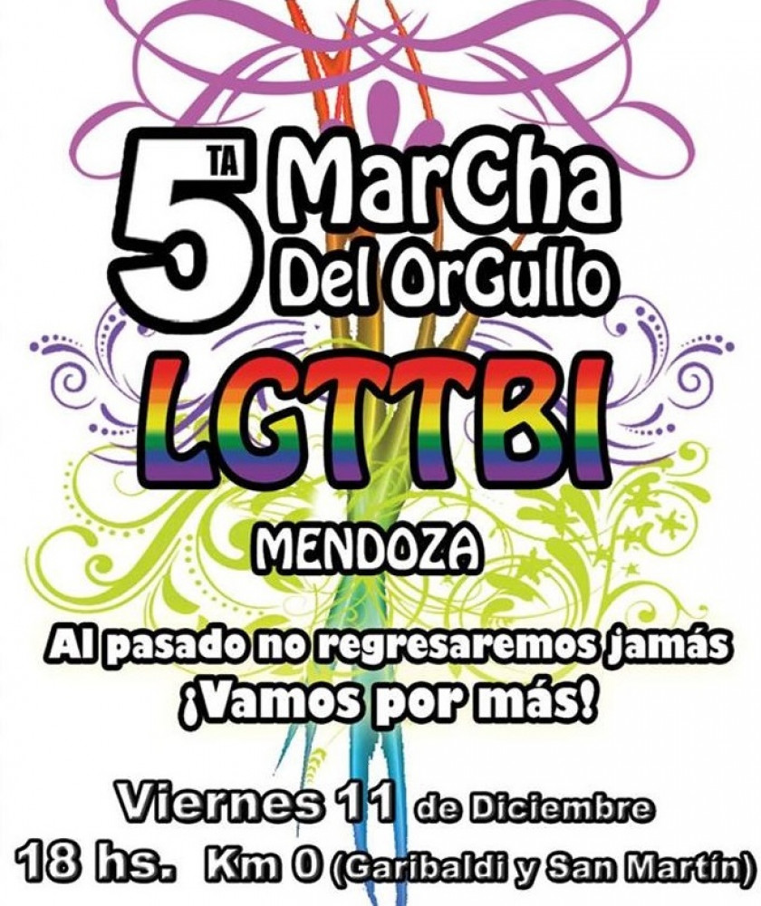 Quinta Marcha del Orgullo LGTTBI en Mendoza