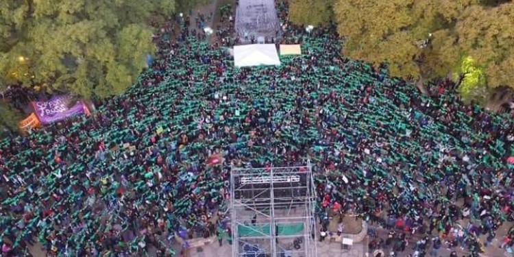 Así vivió el "no" del Senado el sector verde de Mendoza