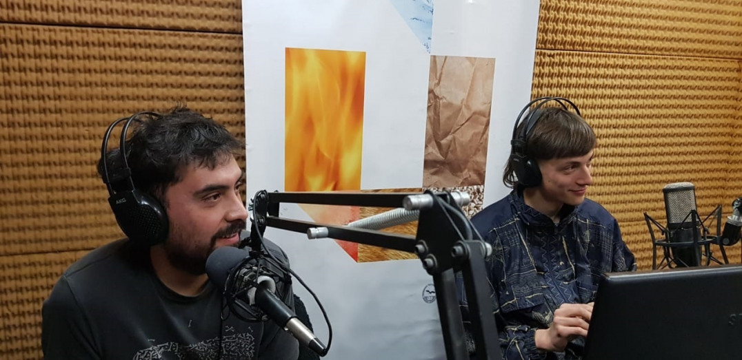 imagen Mario Damián Gomez y Alejandro Spano, artistas visuales en Radio U