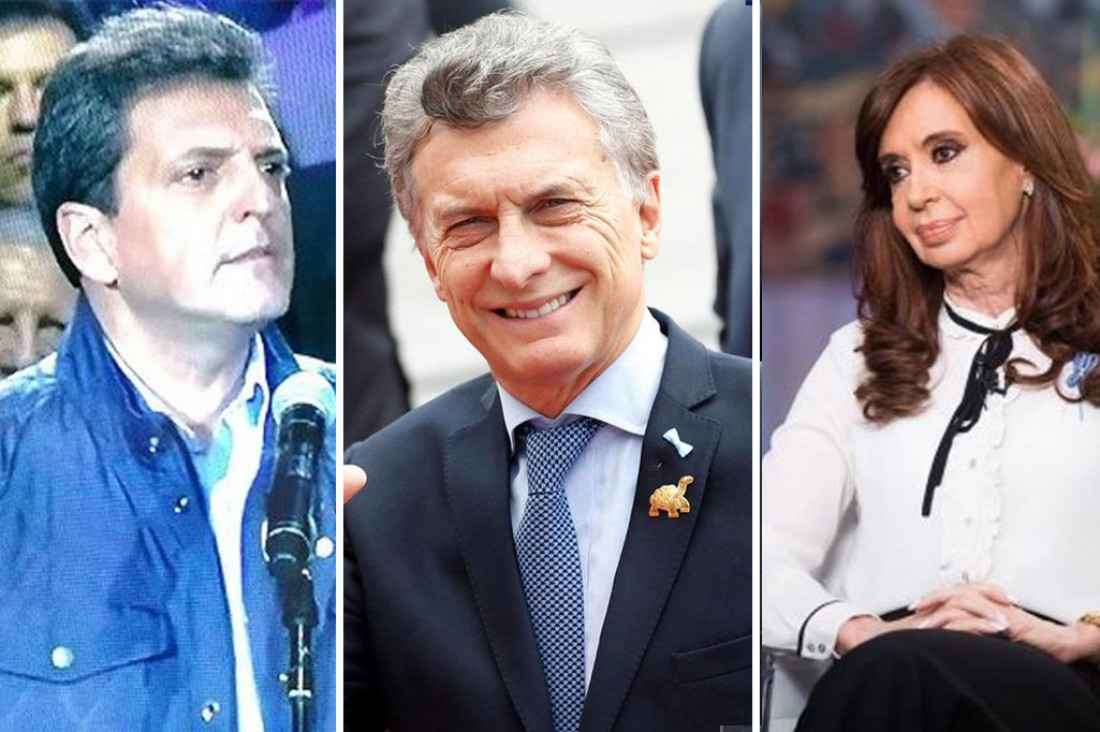 Macri, Cristina y Massa, revolucionados