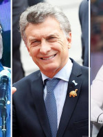 Macri, Cristina y Massa, revolucionados