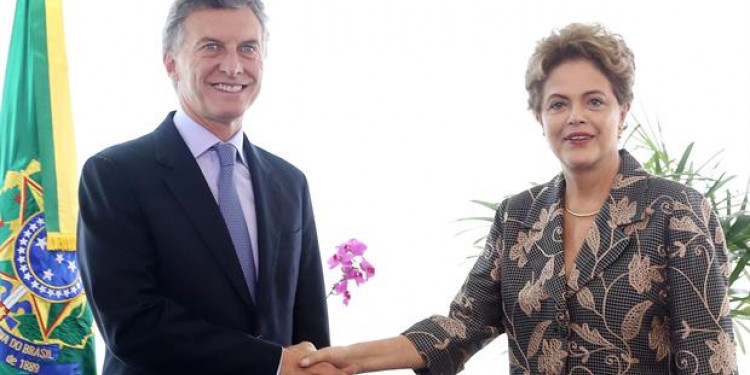 Macri con Dilma: "Con Brasil tenemos desafíos importantes"