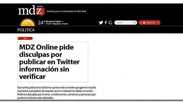 imagen La responsabilidad de los medios en las redes sociales