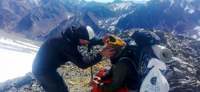 Paso a paso, cómo es el control médico en el Parque Provincial Aconcagua 