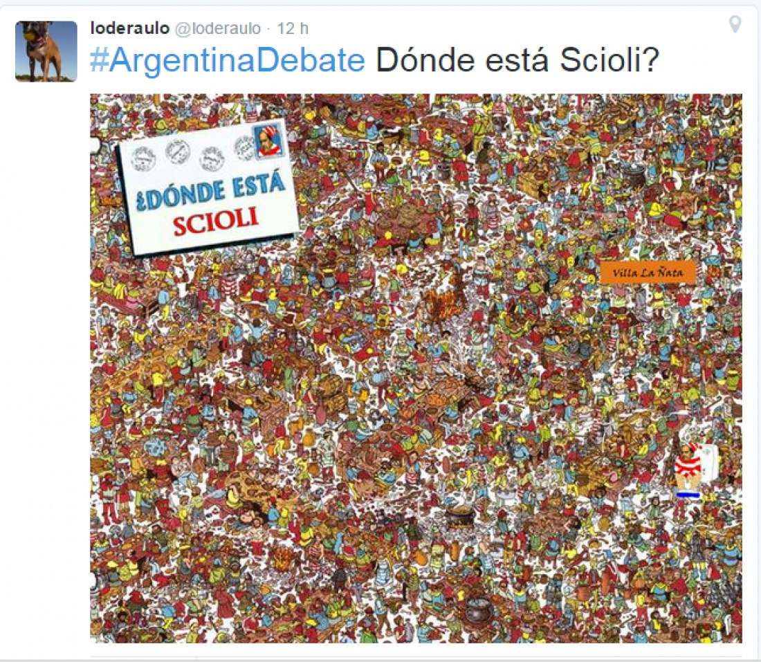 Los memes de la ausencia de Scioli en el debate