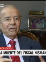 Para Menem, a Nisman lo mandó a matar un sector del Gobierno de CFK