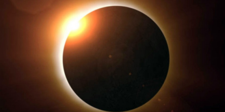 El eclipse parcial de Sol se vio en gran parte del país