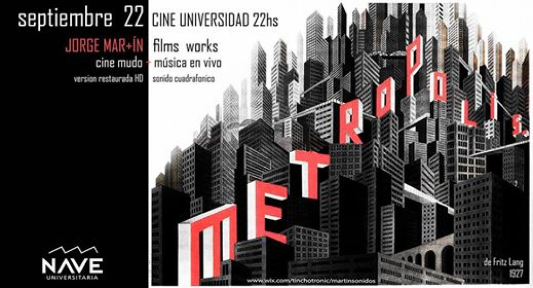 Metrópolis: cine mudo más música en vivo