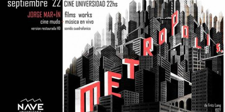 Metrópolis: cine mudo más música en vivo