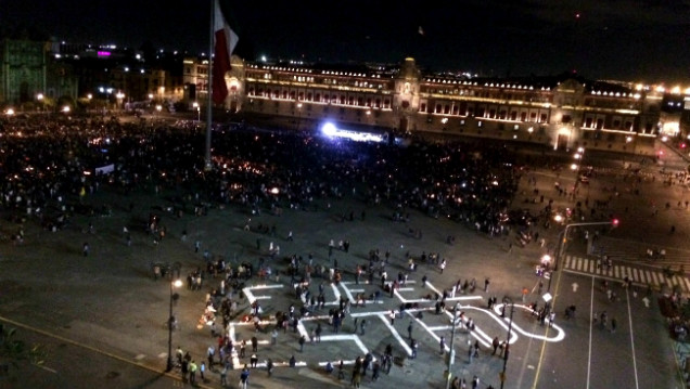 imagen "Regrésenlos" (discurso de Elena Poniatowska en el Zócalo)