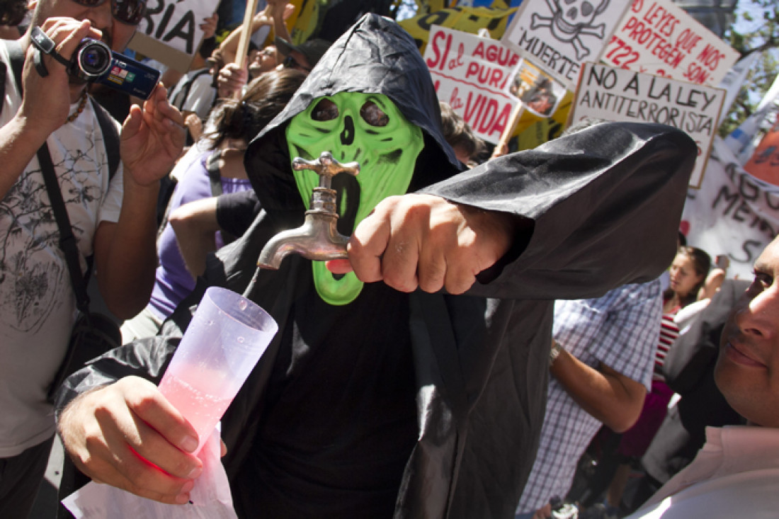 Contundente mensaje contra la mega minería en el Carrusel 