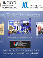 Esta Noche a las 21:00 hs. en el Programa "Con Todas Las Letras"