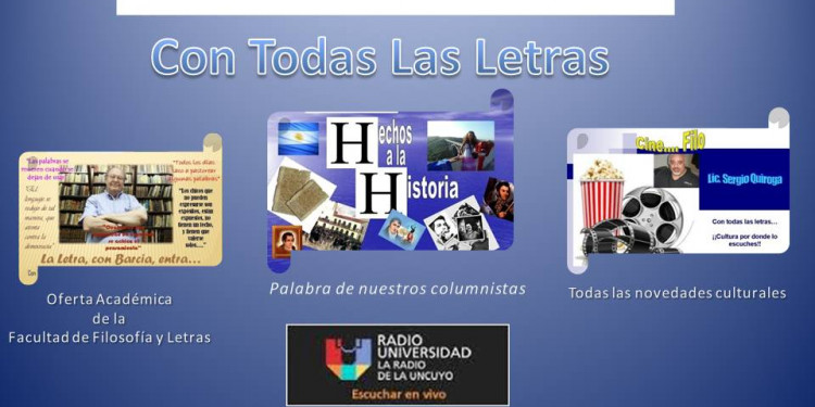 Esta Noche a las 21:00 hs. en el Programa "Con Todas Las Letras"