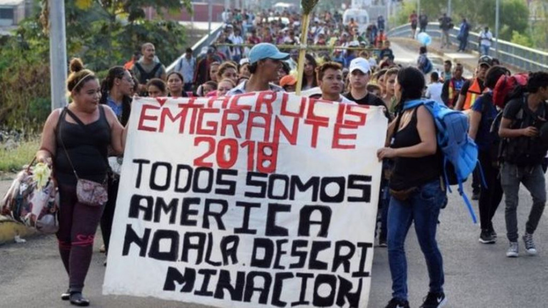 Ya llegó a Tijuana la primera caravana de migrantes hacia Estados Unidos