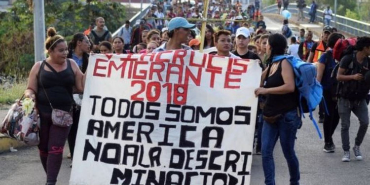 Ya llegó a Tijuana la primera caravana de migrantes hacia Estados Unidos