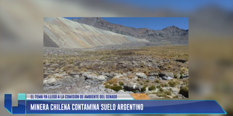 Minera chilena contamina suelo argentino (1/2)