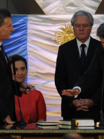 Mauricio Macri tomó juramento a los funcionarios del nuevo gabinete