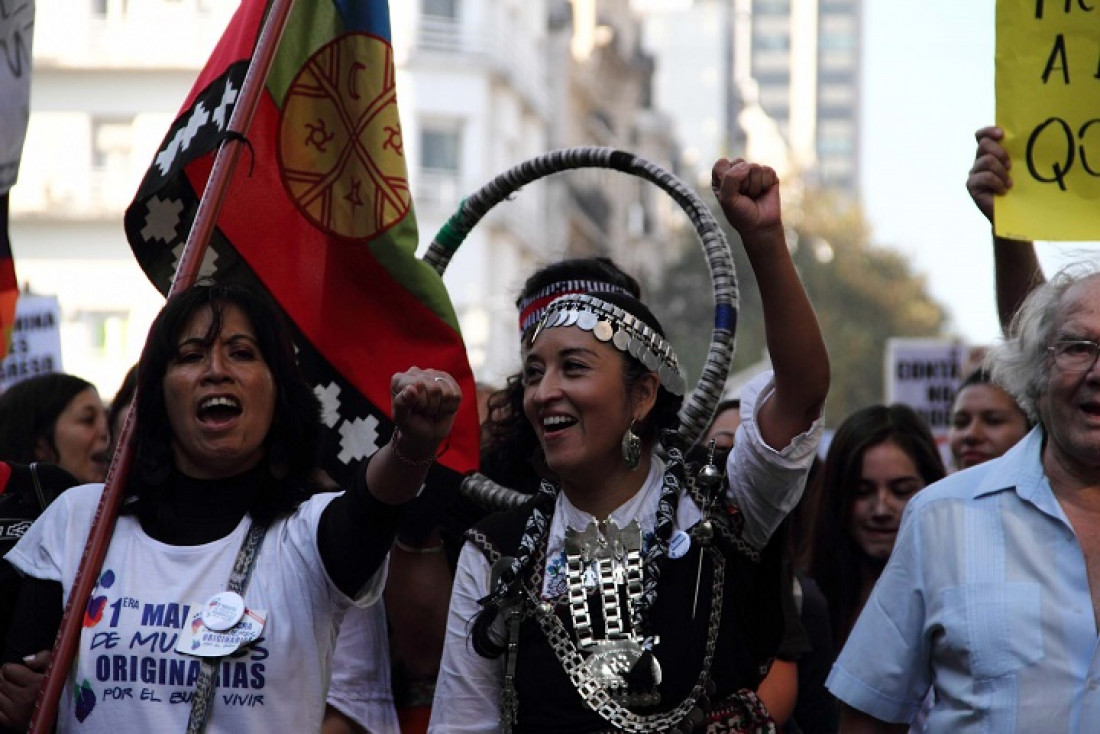 La dirigente mapuche Moira Millán dijo que "la impunidad crece por la indiferencia social"